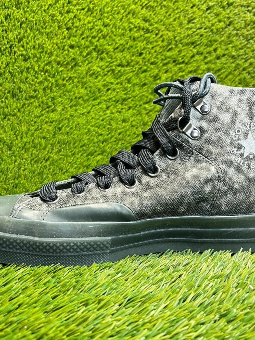 Converse x Patta  Chuck 70 Marquis Hi Mens Size 9 Green Athletic Shoes Sneakers - Picture 2 of 10